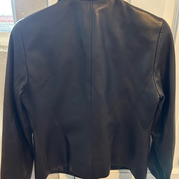 Lafayette 148 Leather jacket. No rips, tears or stains. Retails for over $1500. - Picture 4 of 4